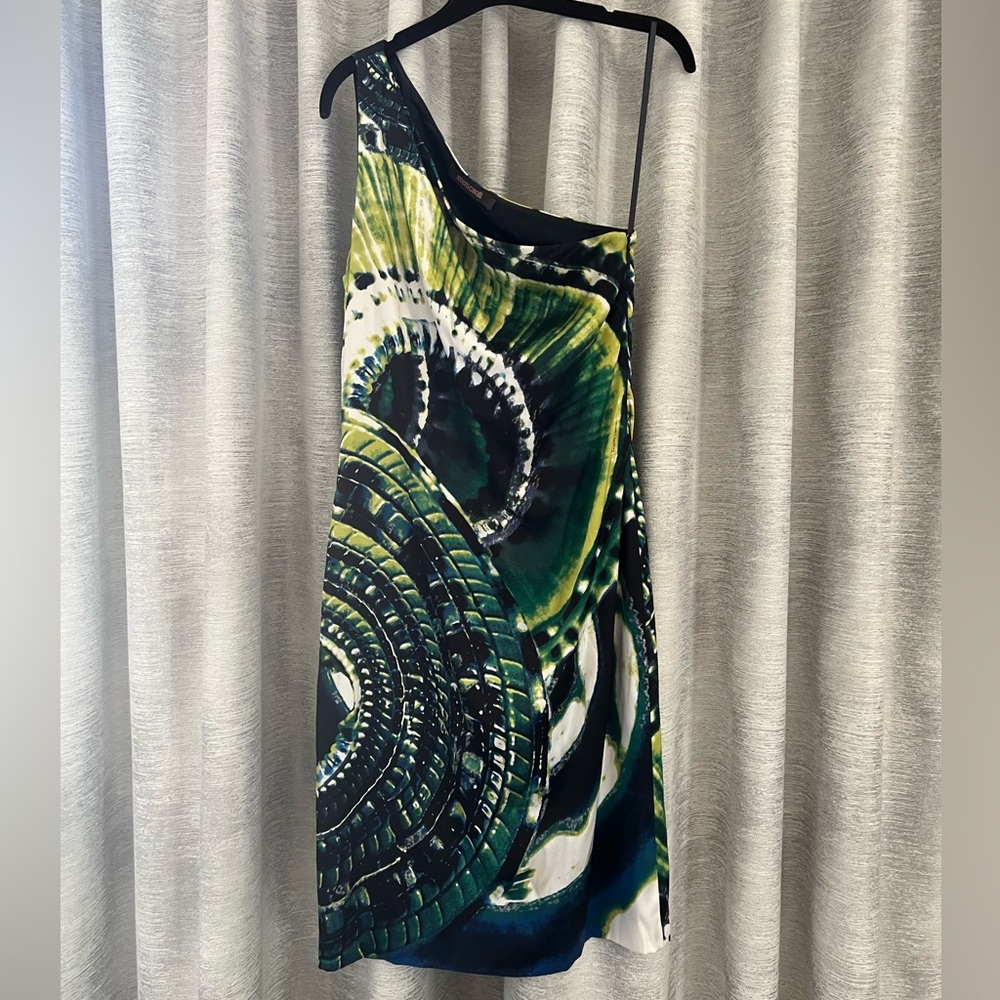 roberto cavalli one shoulder dress One-Shoulder Long Dress